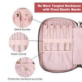 Jewelry Accesories Storage Organizer Case Bag Women: Dark Flower wandf