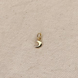 GoldFi - Mini Crescent Moon Charm GoldFi