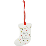 Baby's 1st - 3.75" Stocking Ornament Pavilion