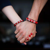 Love Is Project - Skinny LOVE Bracelet - Red Love Is Project