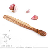 Handcrafted Olivewood - Olive Wood Spurtle, Handmade Handcrafted Olivewood