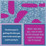 Drinks on Me - NAPKIN Shag Carpet | Funny Party Gift | Cocktail Napkin Drinks on Me