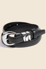 Anarchy Street - Thin Genuine Leather Belt Anarchy Street