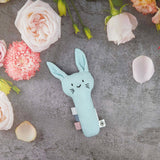 Summerville organic - Organic Soft Rattle Rabbit Ice Blue Summerville organic