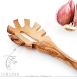 Handcrafted Olivewood - Olive Wood Spaghetti Spoon, Handmade Handcrafted Olivewood