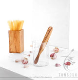 Handcrafted Olivewood - Olive Wood Spurtle, Handmade Handcrafted Olivewood