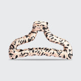 KITSCH - Satin Wrapped Claw Clip - Leopard KITSCH