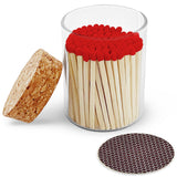 2" Matches in Cork Top Jar - Thankful Greetings