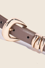 Anarchy Street - Thin Genuine Leather Belt Anarchy Street