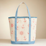 Nautical Canvas Boat & Tote Bag – Large