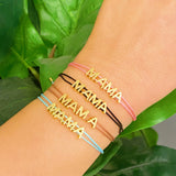 Satin String Mama Bracelet