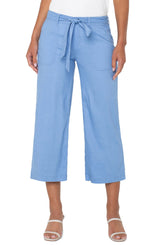 Liverpool Belted Wide Leg Crop Liverpool
