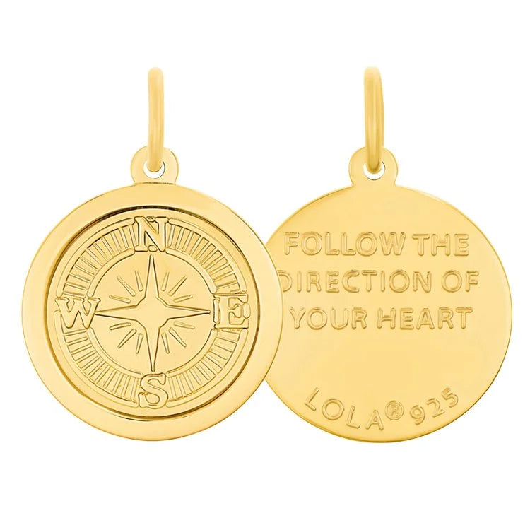 Compass Rose Mini Gold