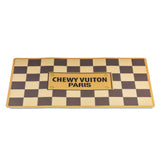 Checker Chewy Vuiton Placemat - Kindred & Crew