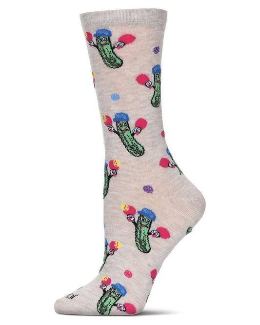 Pickleball Bamboo Blend Crew Socks