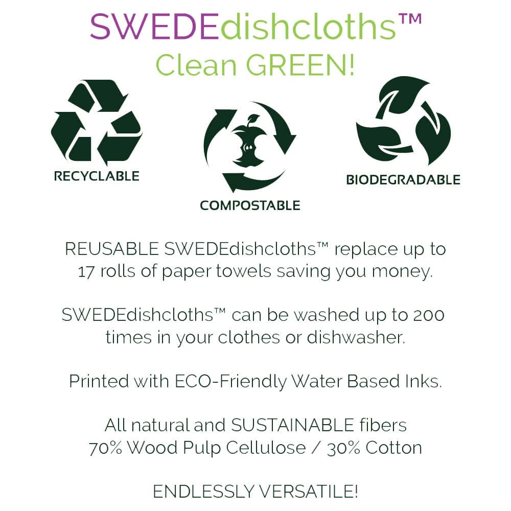 SWEDEdishcloths - Swedish Dishcloth Dragonfly Collage SWEDEdishcloths
