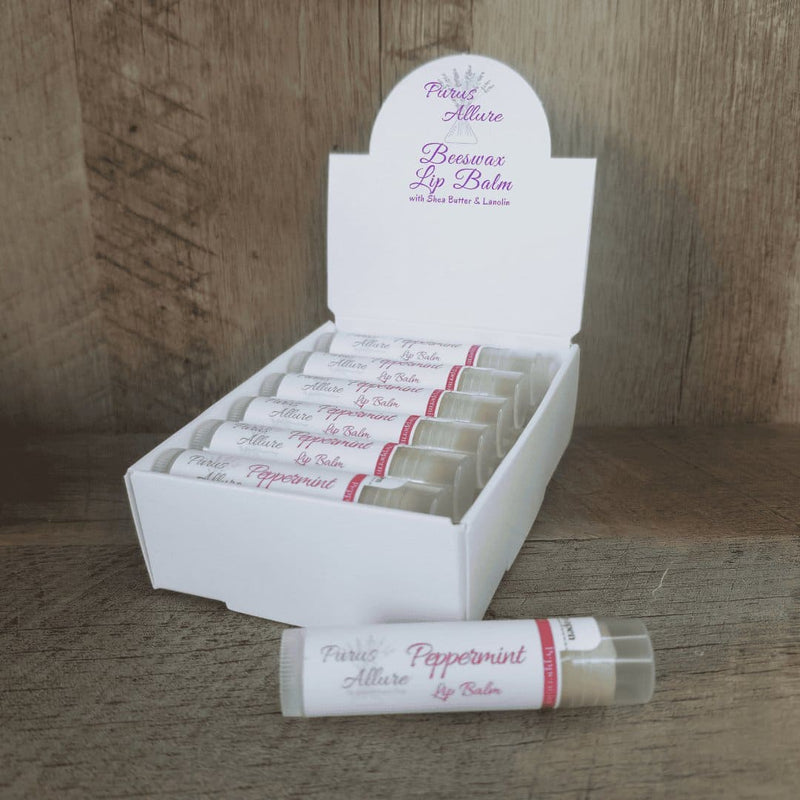 Beeswax Lip Balm - All Natural w/ Shea Butter & Lanolin - Kindred & Crew