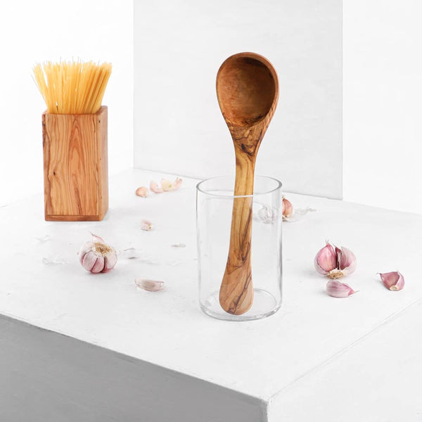 Handcrafted Olivewood - OLIVE WOOD LADLE Handcrafted Olivewood