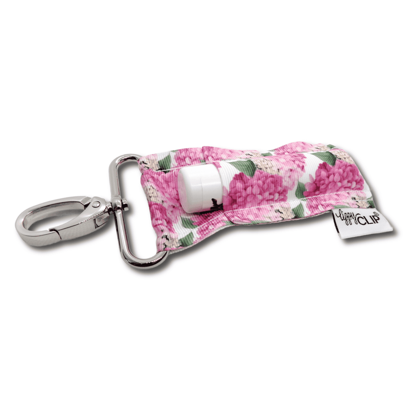 LippyClip Lip Balm Holder - Hydrangeas LippyClip KISS for Larger Lip Balms LippyClip Lip Balm Holder
