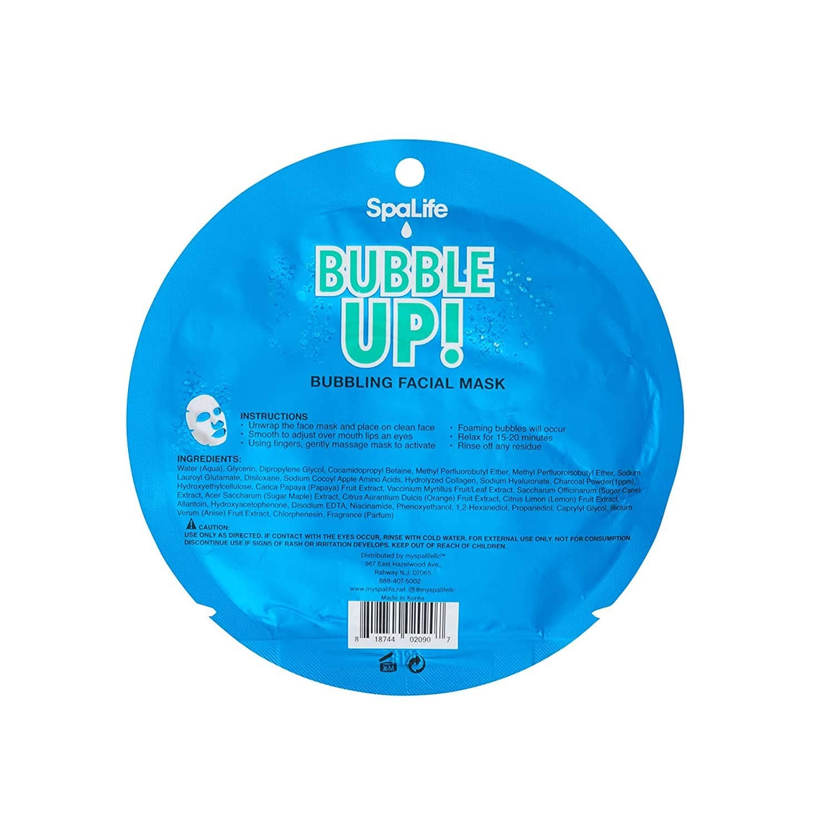 My Spa Life - Bubble Up Deluxe Refreshing Bubbling Mask - Single My Spa Life