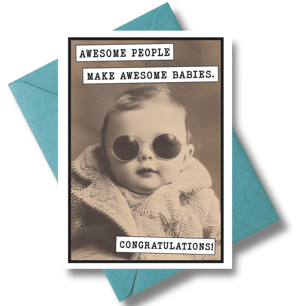 Katie Doodle | Vintage Greeting Cards, Unique Birthday Gifts - Baby Shower Cards | Funny Greeting Cards with Display Stand