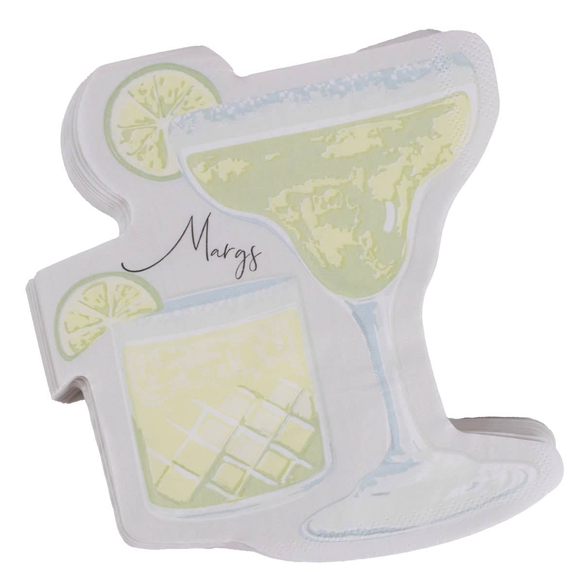 The Royal Standard - Margs Shaped Napkins   White/Multi   5.75x6.5 The Royal Standard