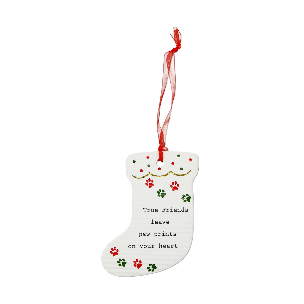 Pawprints - 3.75" Stocking Ornament Pavilion