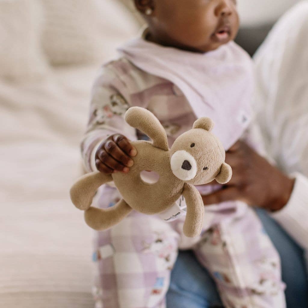 Burt's Bees Baby - Bear Plush Baby Rattle Burt's Bees Baby
