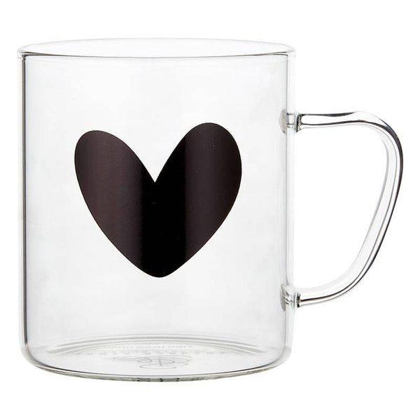 Santa Barbara Design Studio by Creative Brands - Glass Mug - Heart Santa Barbara Design Studio by Creative Brands