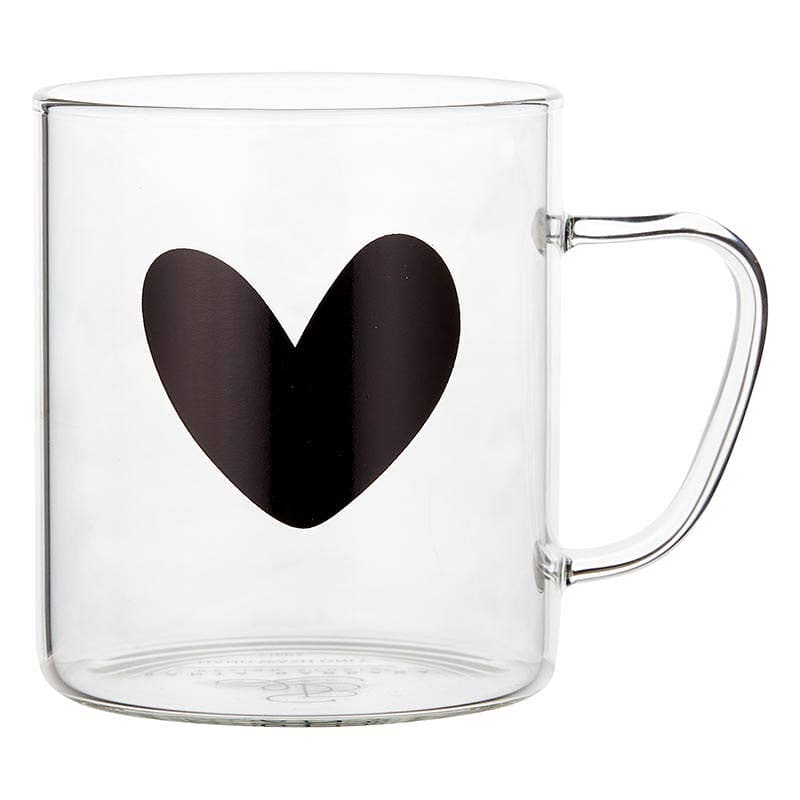 Santa Barbara Design Studio by Creative Brands - Glass Mug - Heart Santa Barbara Design Studio by Creative Brands
