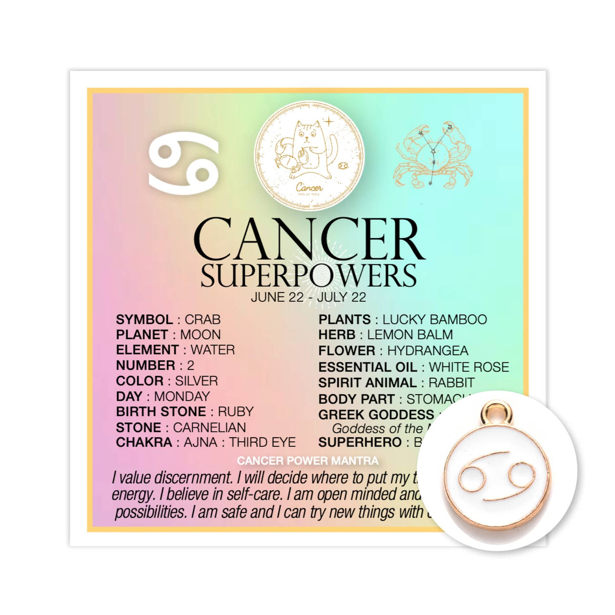 CANCER SUPERPOWERS warm human