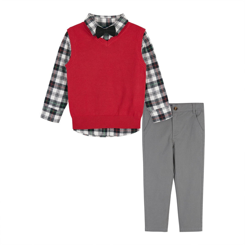 Boys Sweater Vest Set - Kindred & Crew