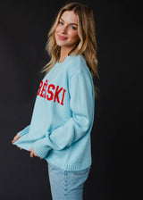 Panache Apparel Co. - Light Blue Apres Ski Sweater Panache Apparel Co.