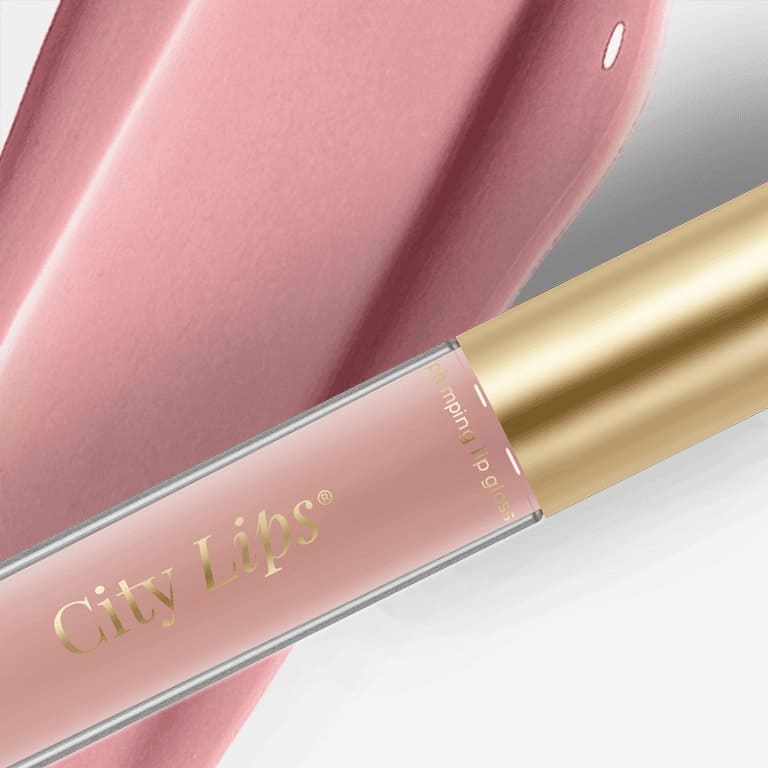 City Beauty - City Lips® - Lip Plumper Gloss: Nude in Folding Carton - Kindred & Crew