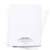 Onderkast Studio - ON SALE – Hello, Friend Abstract Letterpress Greeting Card Onderkast Studio