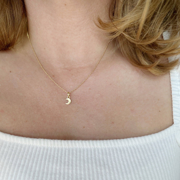 GoldFi - Mini Crescent Moon Charm GoldFi