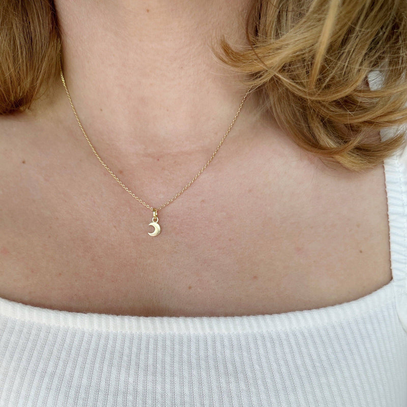 GoldFi - Mini Crescent Moon Charm GoldFi