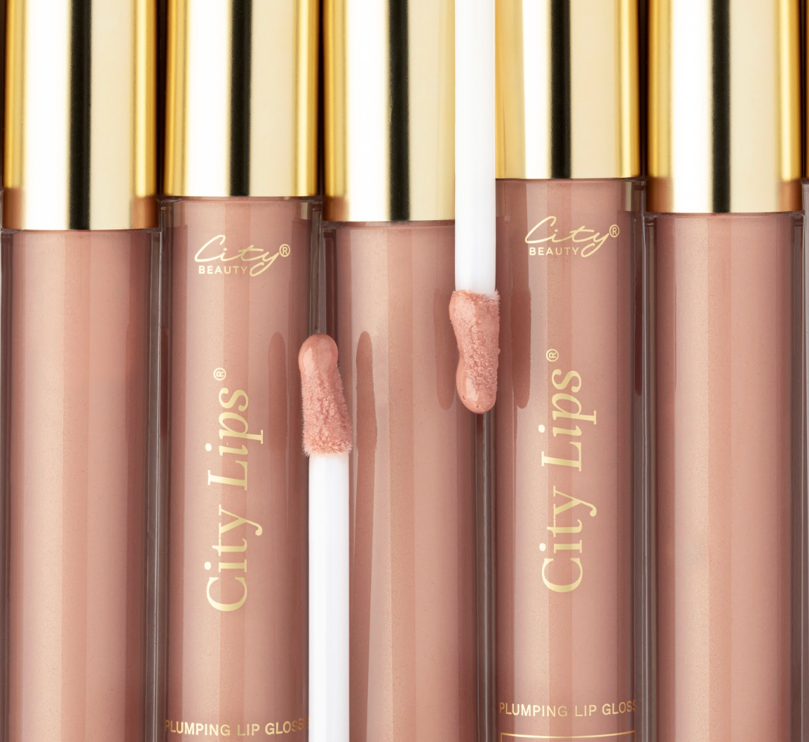 City Beauty - City Lips® - Plumping Lip Gloss -Tokyo Kiss -Sheer Cool Nude