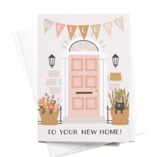 Onderkast Studio - Boxed Set of 10 Welcome to Your New Home Door Folded Notes Onderkast Studio