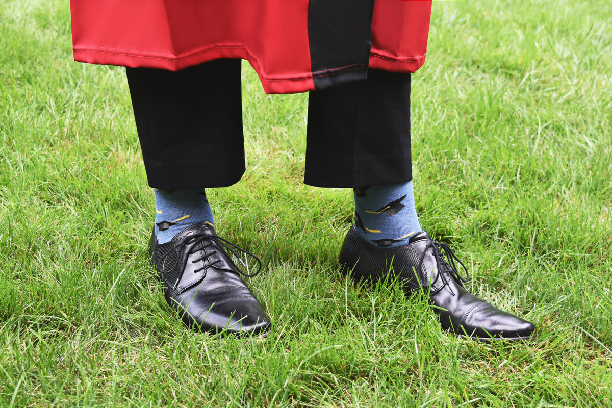 Infinity Classics International Inc. - MeMoi Graduation Cap Mens Bamboo Crew Sock Infinity Classics International Inc.