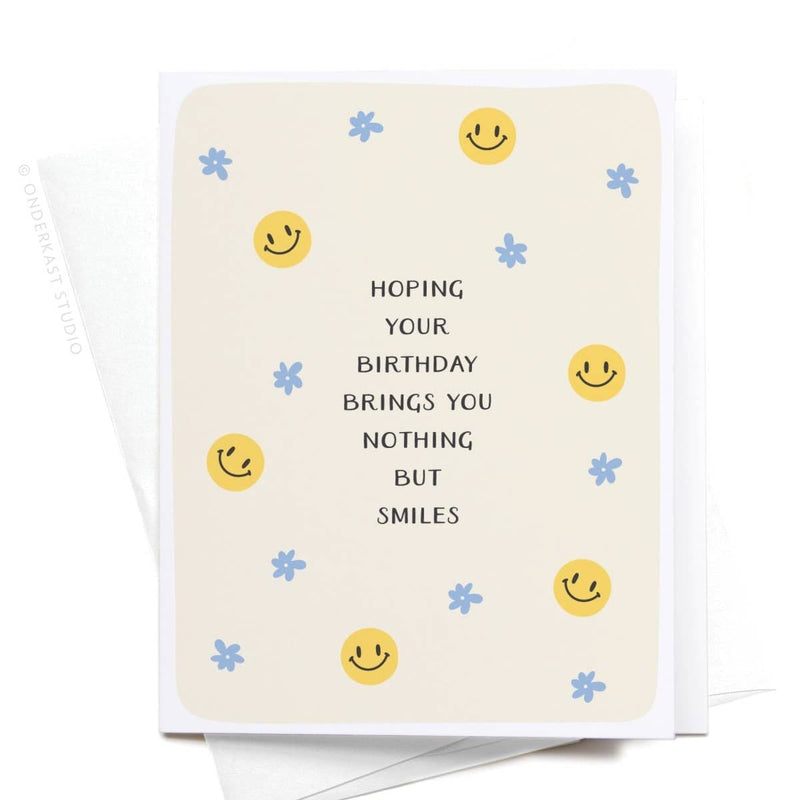 Onderkast Studio - Nothing But Smiles Greeting Card Onderkast Studio