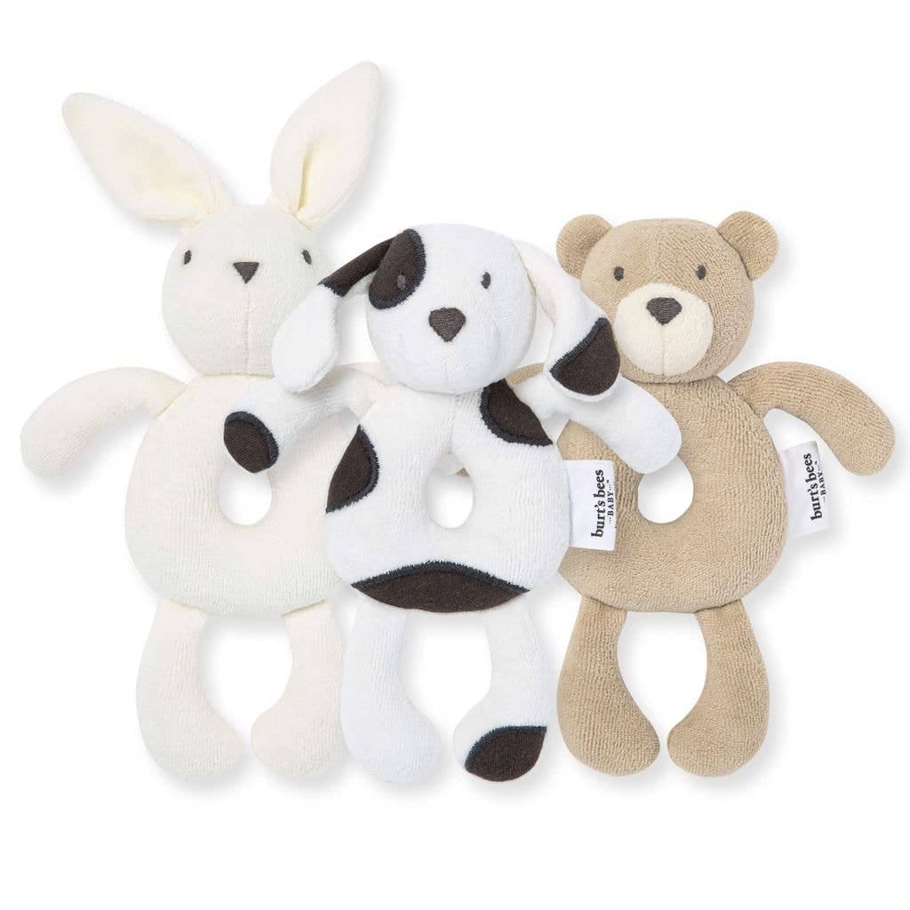 Burt's Bees Baby - Bear Plush Baby Rattle Burt's Bees Baby