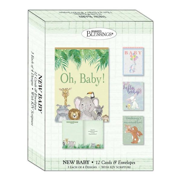 Crown Point Graphics - New Baby - Hello Baby! Boxed New Baby Cards Crown Point Graphics