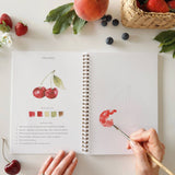 - Fruit watercolor workbook