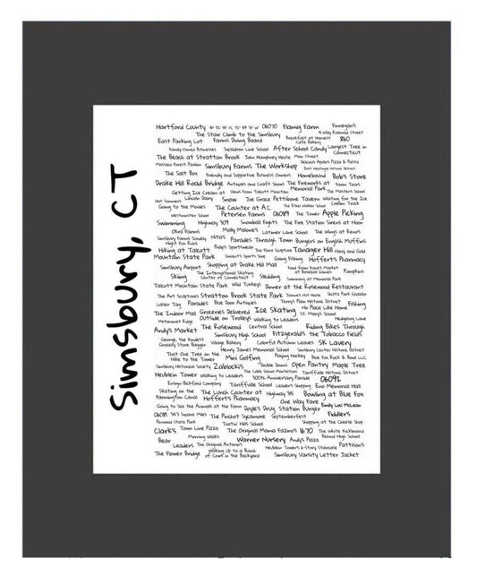 Simsbury Pride Fabric Print