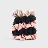 KITSCH - Satin Sleep Scrunchies 5pc - Assorted KITSCH