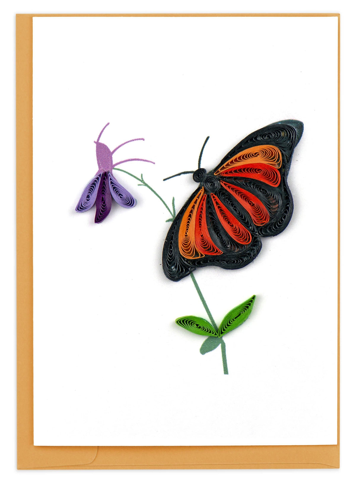 Quilling Card - Monarch Butterfly Gift Enclosure Mini Card Quilling Card