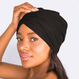 KITSCH - Sleep Beanie with Satin lining - Black