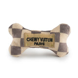 Haute Diggity Dog - Checker Chewy Vuiton Bones Squeaker Dog Toy