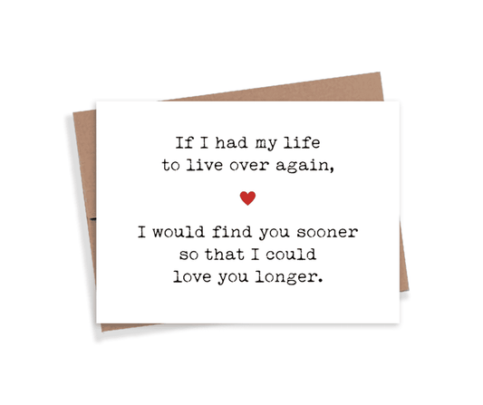 Expression Design Co - Love You Longer Card Expression Design Co